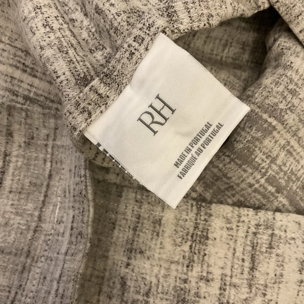 Restoration Hardware Erased abstract cotton-linen standard sham❤️❤️❤️❤️